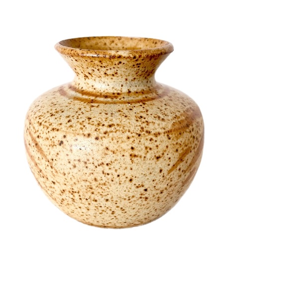 Handcrafted Speckled Pottery Pair - Picture 6 of 14